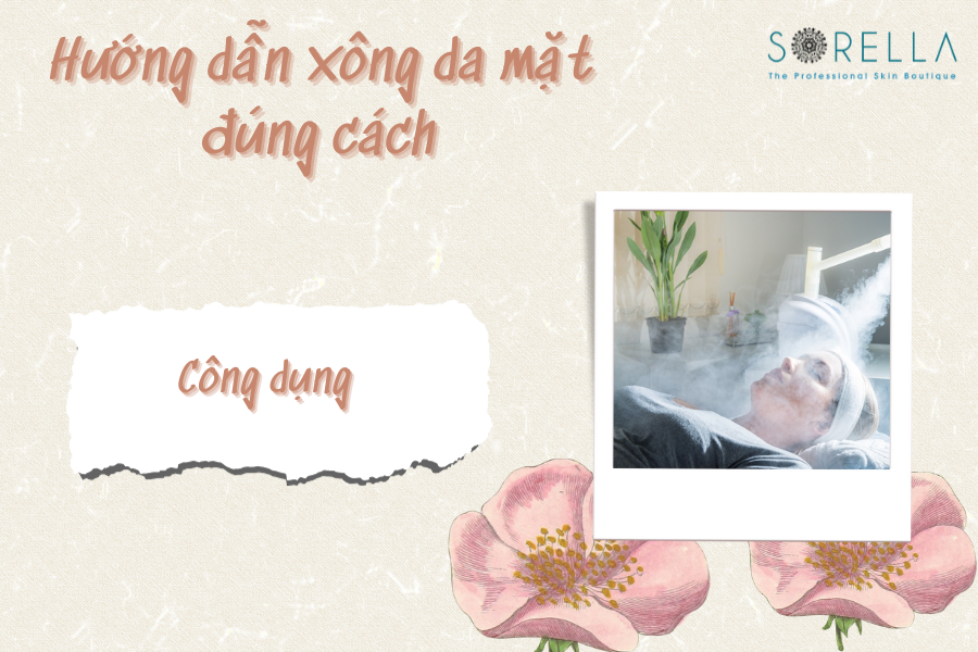 1. Xông mặt giúp thải độc cho da