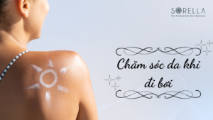 chăm sóc da khi đi bơi