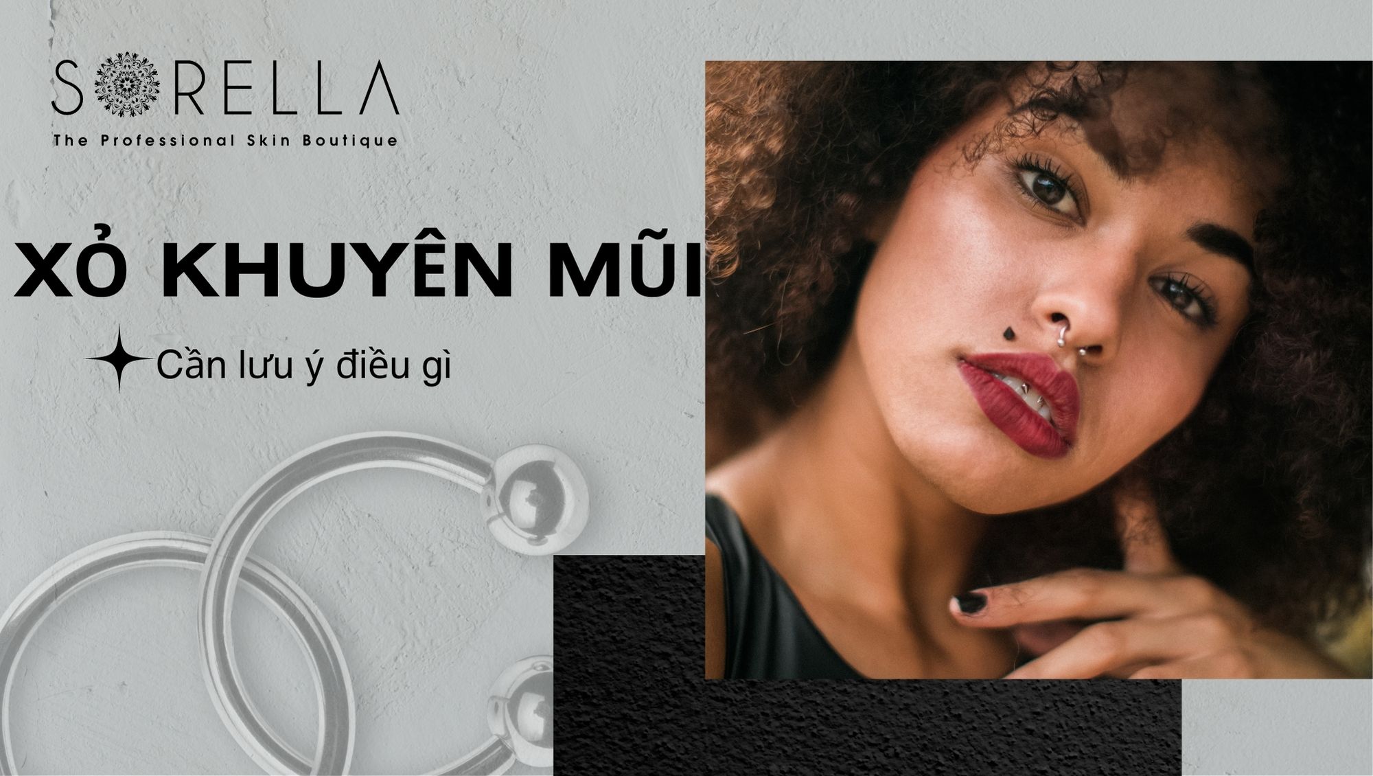 Lưu ý về xỏ khuyên mũi