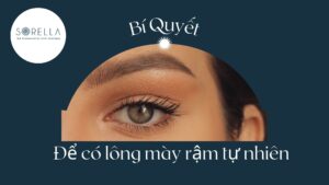Bí quyết để có lông mày rậm tự nhiên
