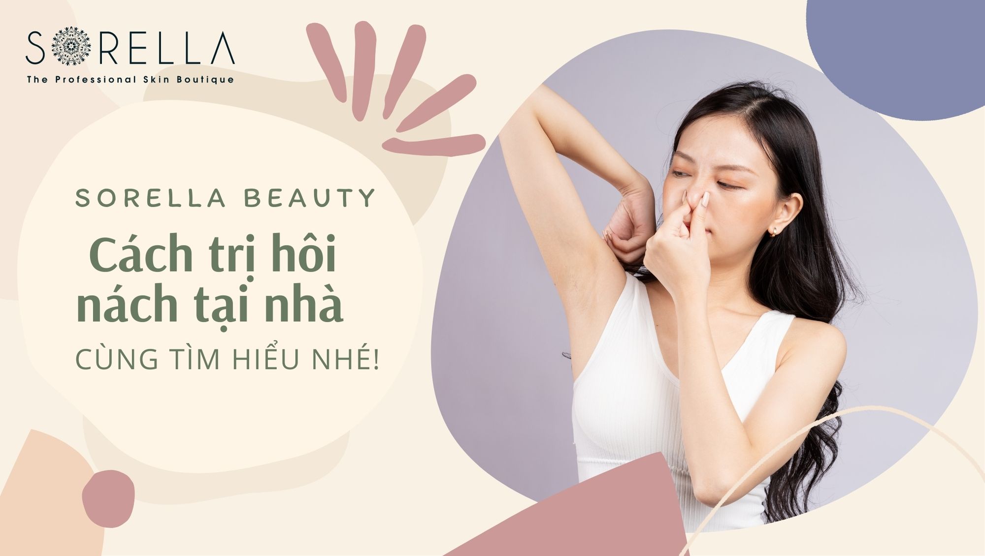 Cách trị hôi nách tại nhà
