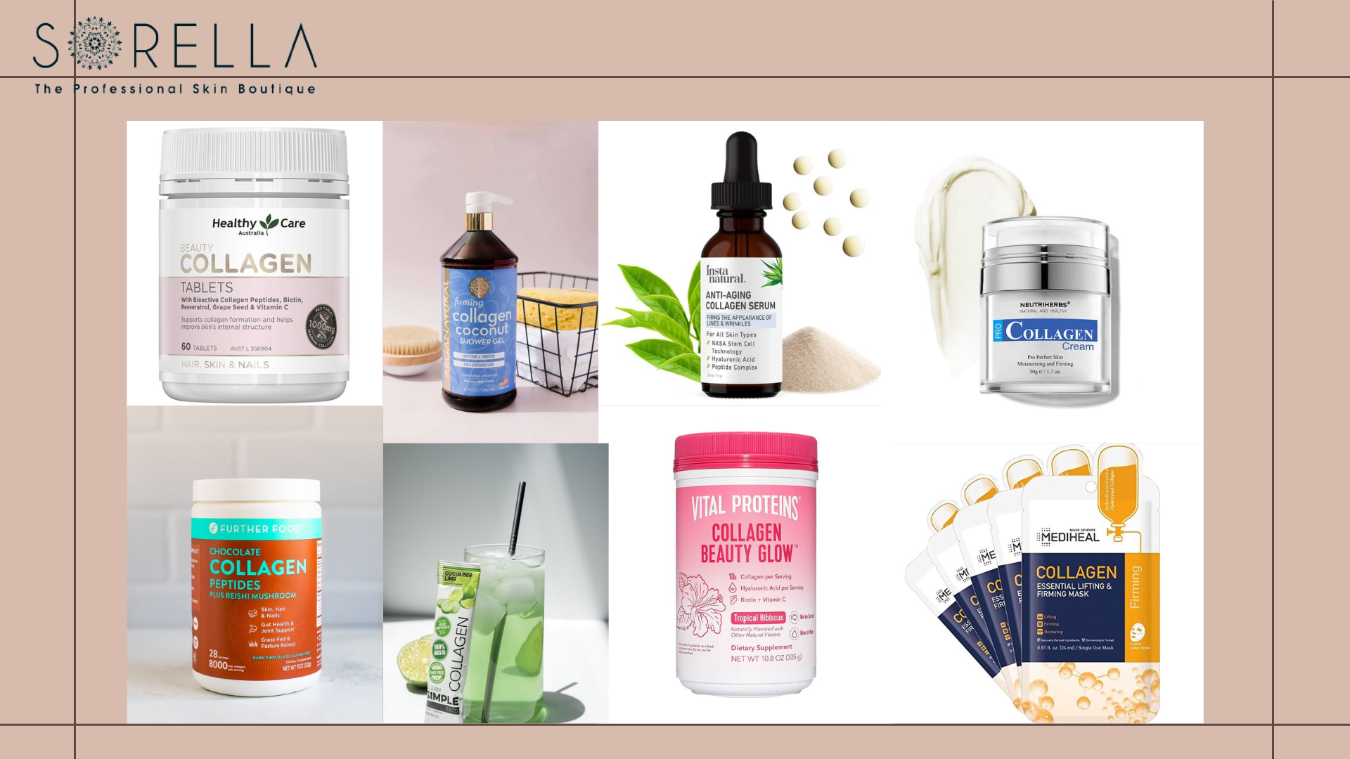 Sản phẩm chứa  collagen được ưa chuộng hiện nay