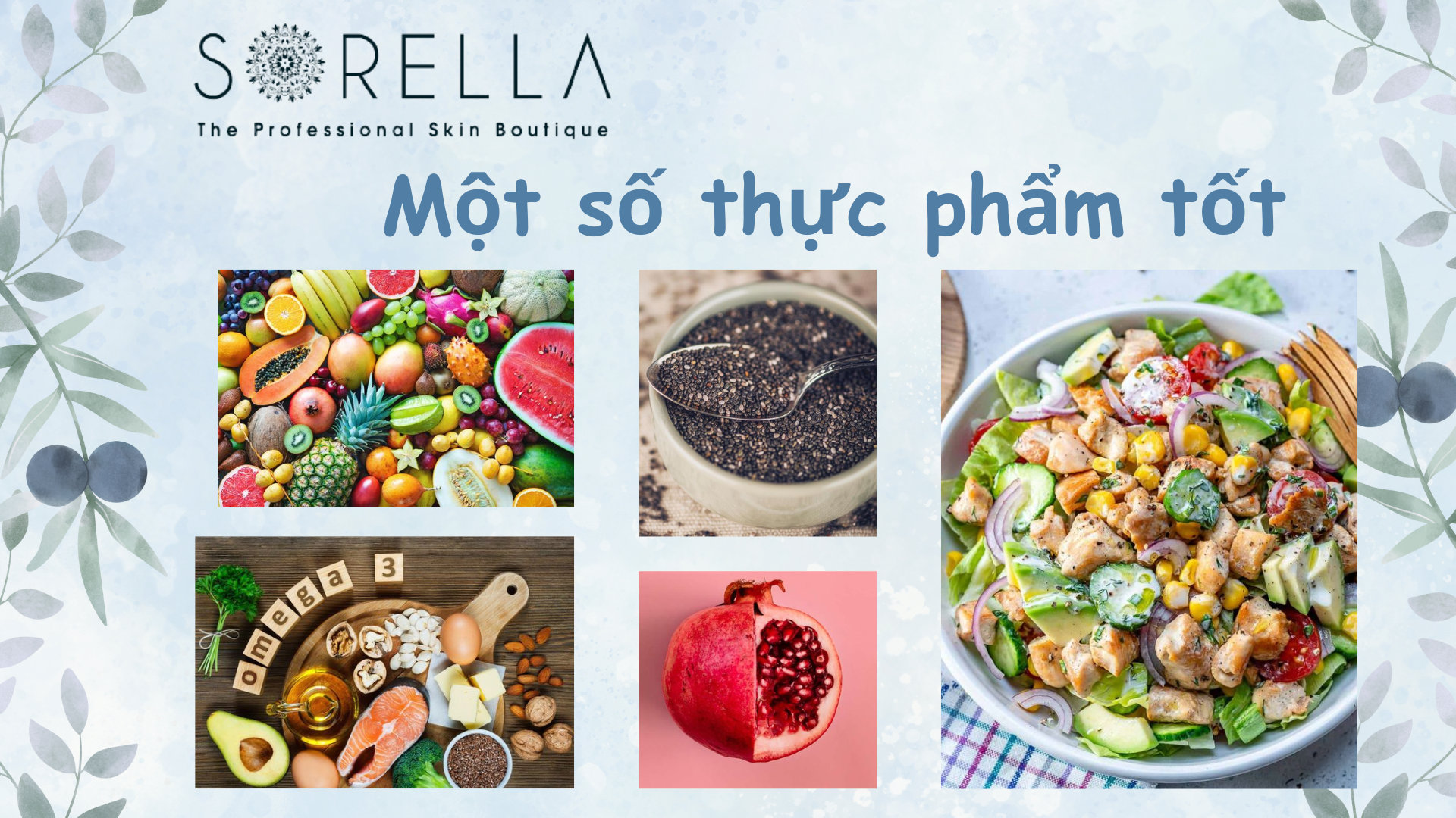 Một số thực phẩm tốt dành cho người điều trị mụn cằm