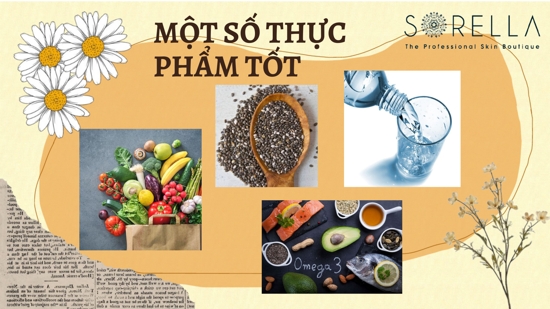 Một số thực phẩm tốt dành cho người bị mụn ngực