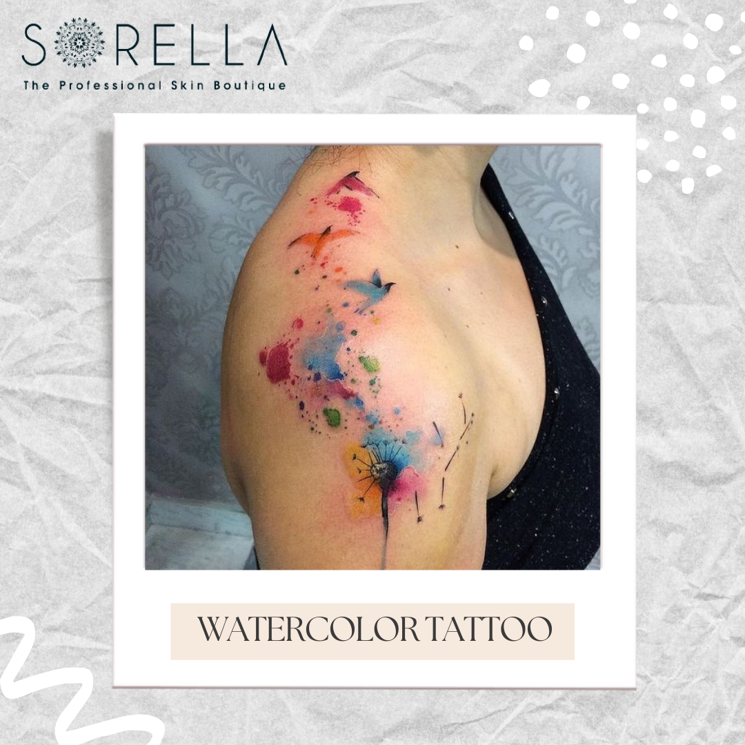 Watercolor tattoo