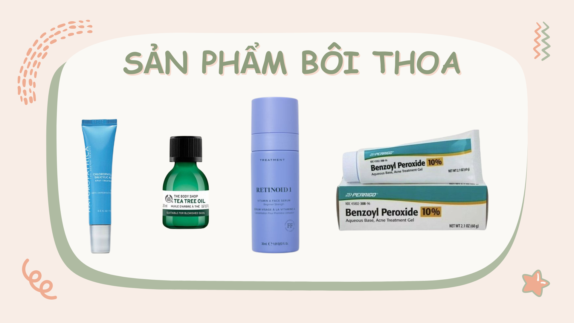 Săn phẩm bôi thoa