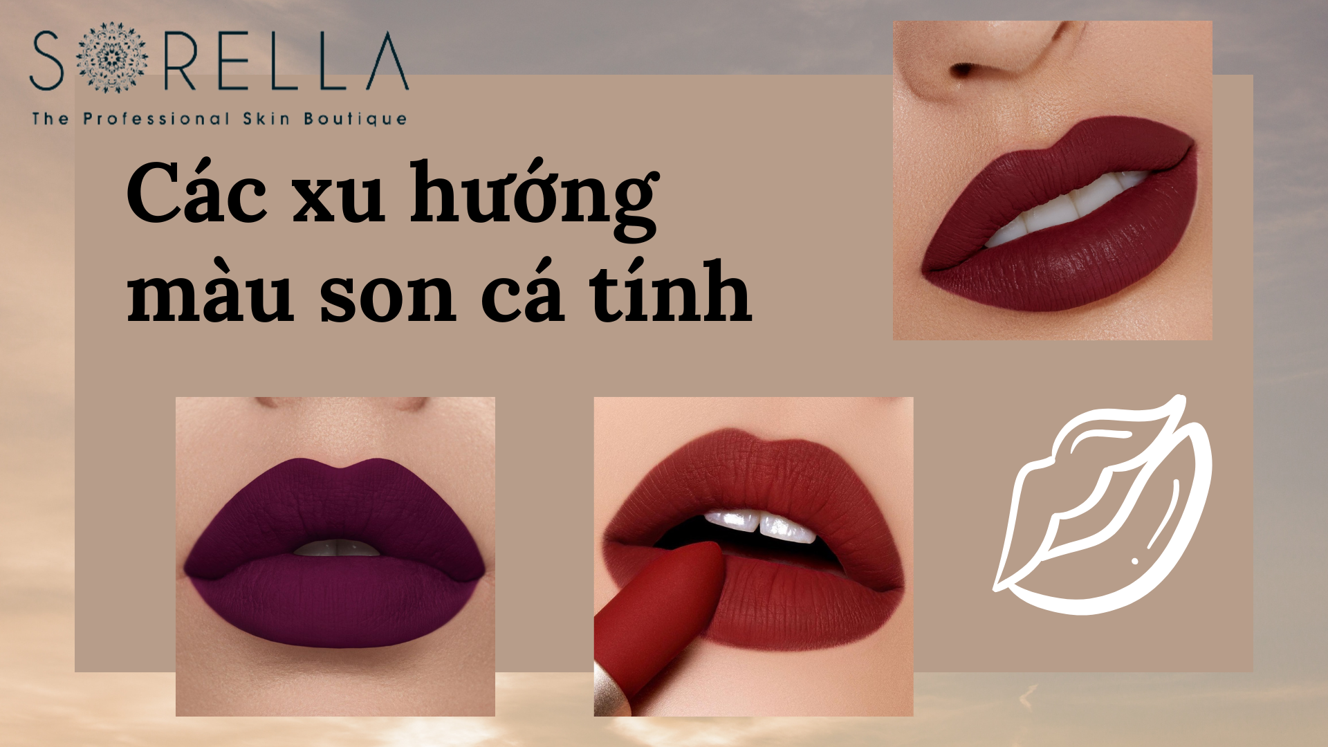 Các xu hướng màu son cá tính