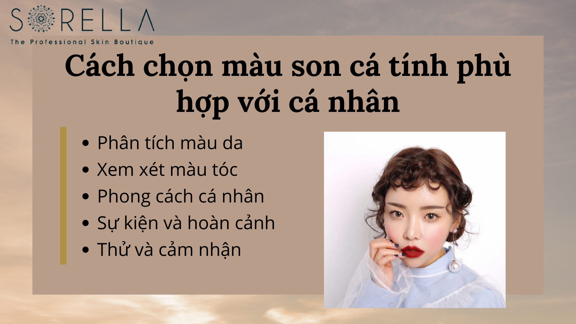 Cách chọn màu son cá tính phù hợp với cá nhân