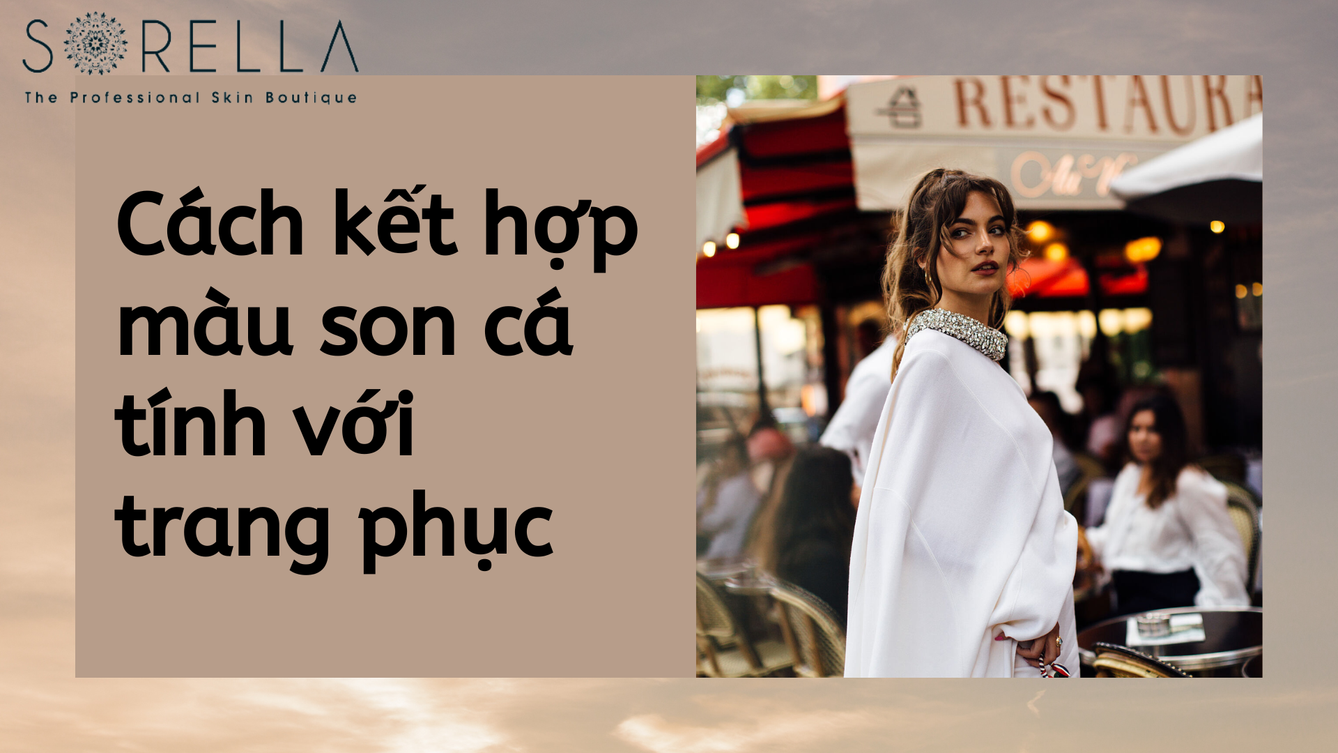 Cách kết hợp màu son cá tính với trang phục