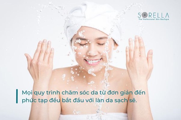 Làm sạch da mỗi ngày 
