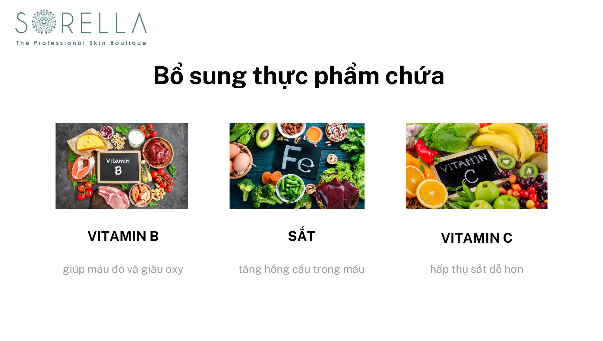 thực đơn cho người thiếu máu