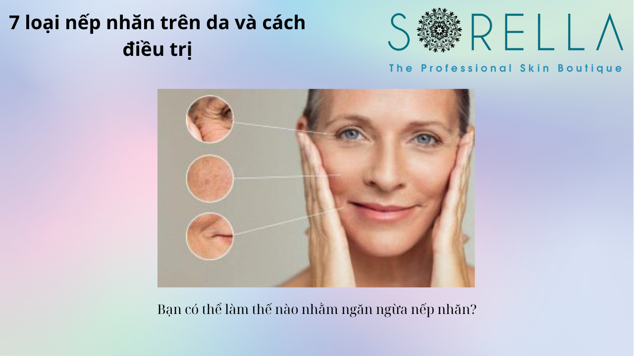 7 loại nếp nhăn trên da và cách điều trị