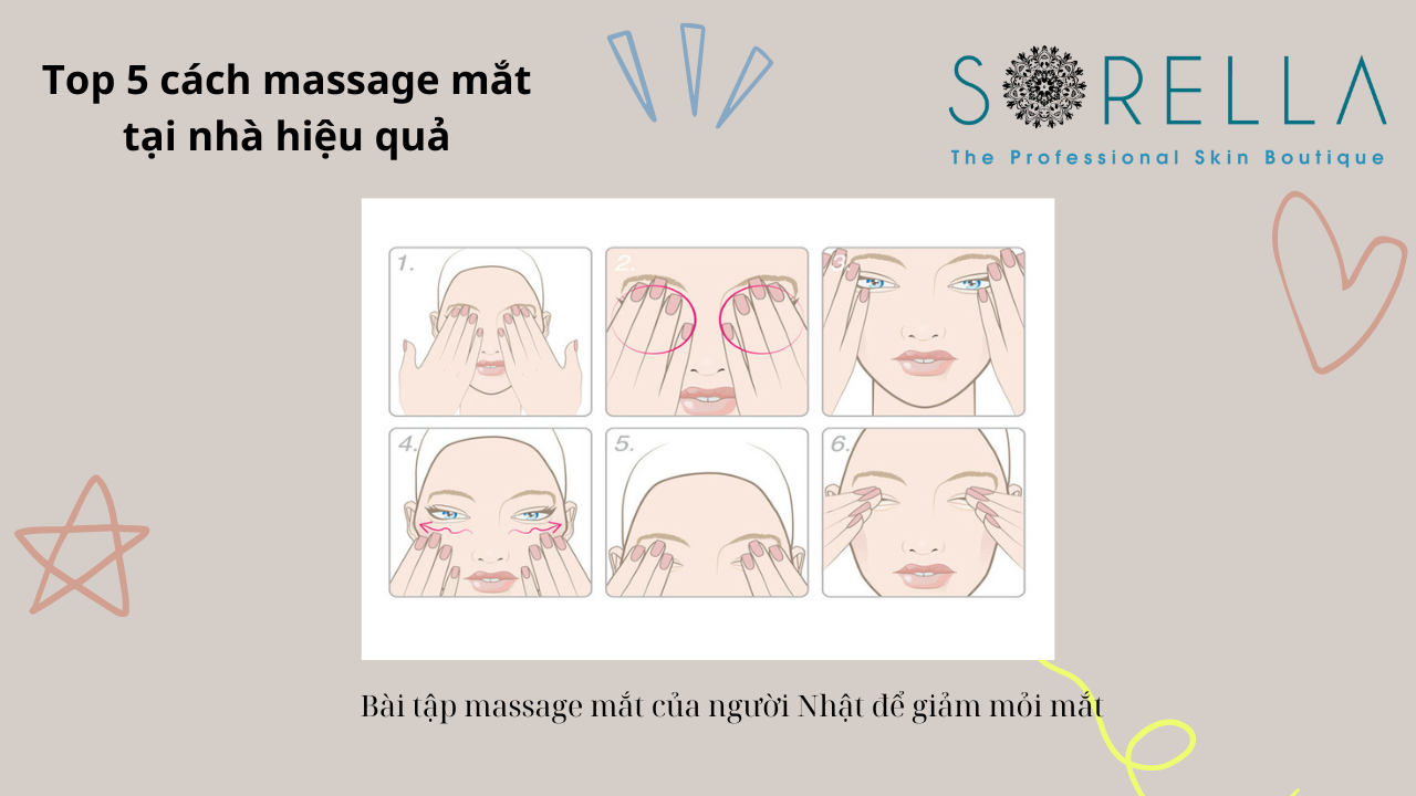 Top 5 cách massage mắt tại nhà hiệu quả