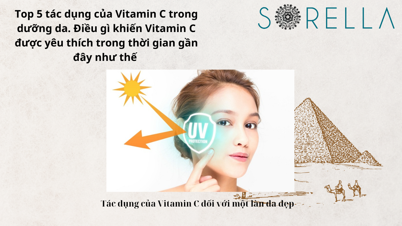 Top 5 tác dụng của Vitamin C 