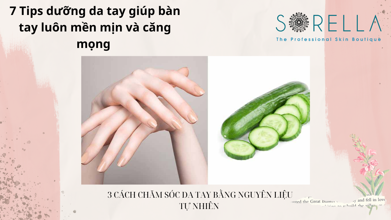 7 Tips dưỡng da tay 
