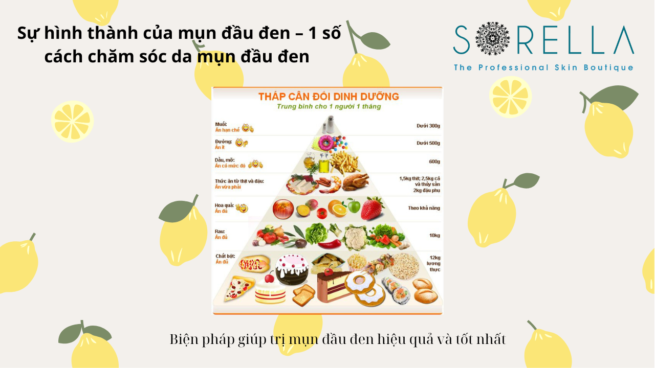 Sự hình thành của mụn đầu đen