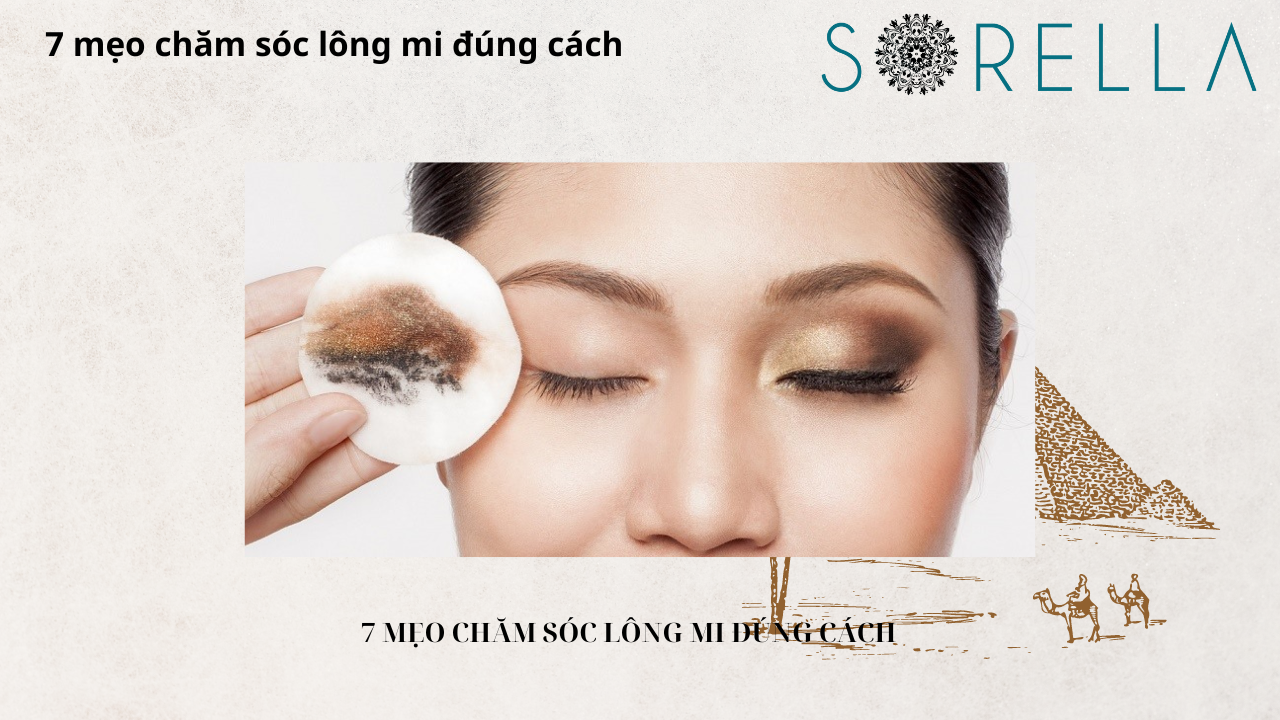 Mẹo chăm sóc lông mi đúng cách