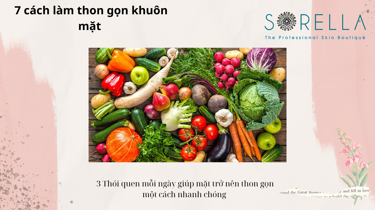 Cách làm thon gọn khuôn mặt