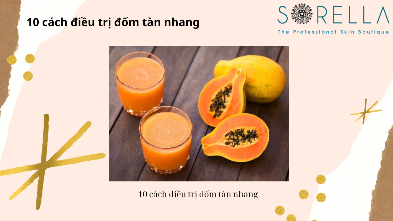 10 cách điều trị đốm tàn nhang 