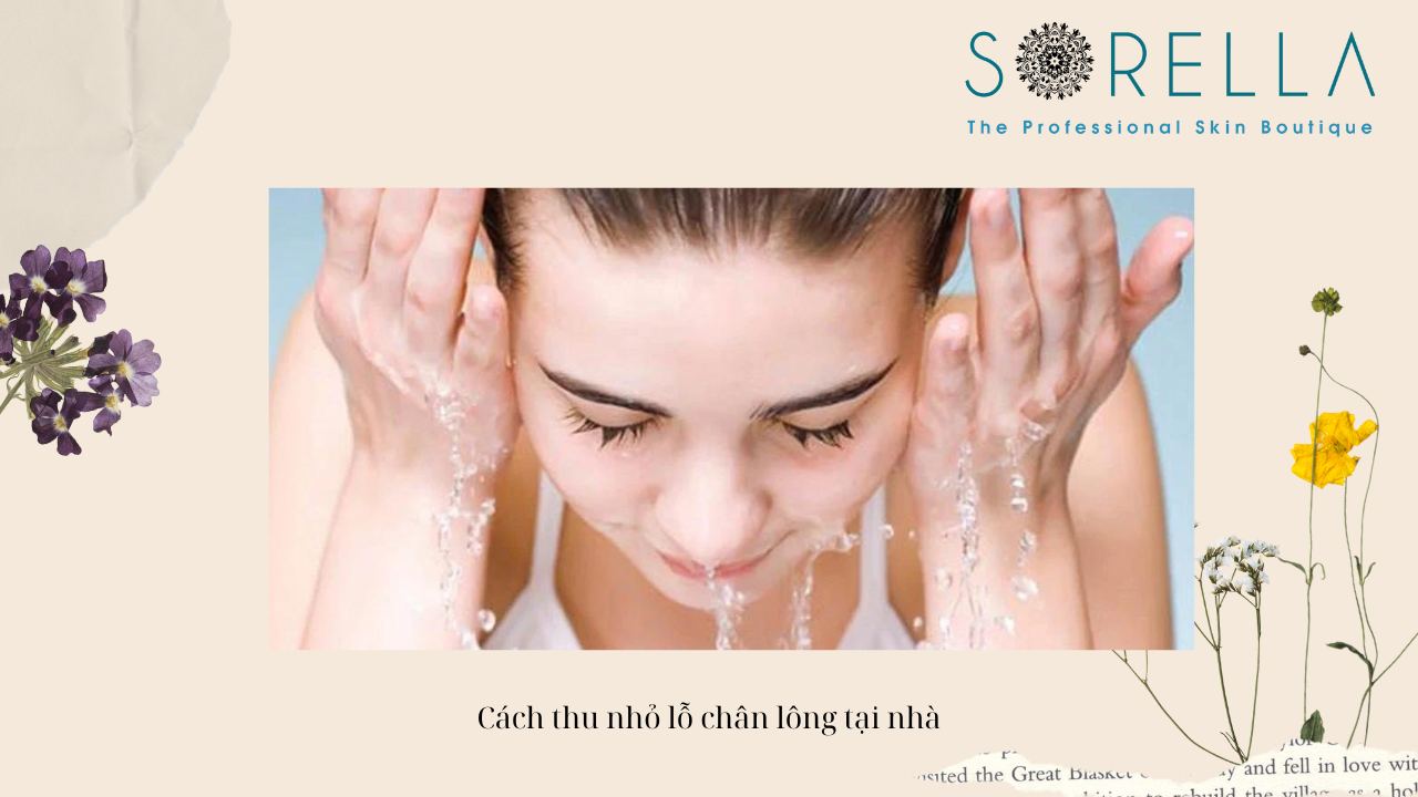 Cách thu nhỏ lỗ chân lông tại nhà